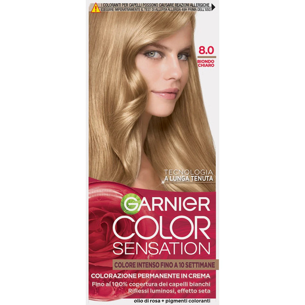  Garnier - Color Sensation Colorazione Permanente Fino A 10 Settimane Di Colore Intenso Riflessante 1 Pieces Marrone Chiaro Unisex 