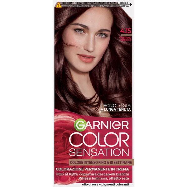  Garnier - Color Sensation Colorazione Permanente Fino A 10 Settimane Di Colore Intenso Riflessante 1 Pieces Nero Unisex 