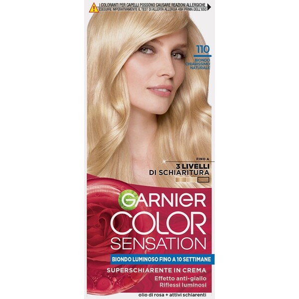  Garnier - Color Sensation Colorazione Permanente Fino A 10 Settimane Di Colore Intenso Riflessante 1 Pieces Nude Unisex 