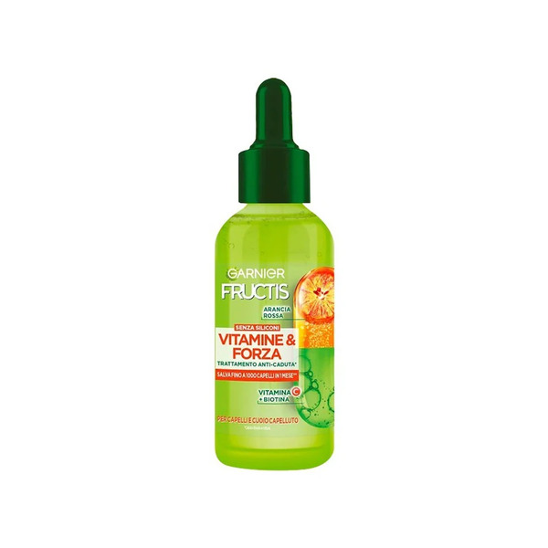  Garnier - Fructis Trattamento Anti-caduta Vitamine E Forza Con Arancia Rossa Olio E Siero 125 Ml Unisex 