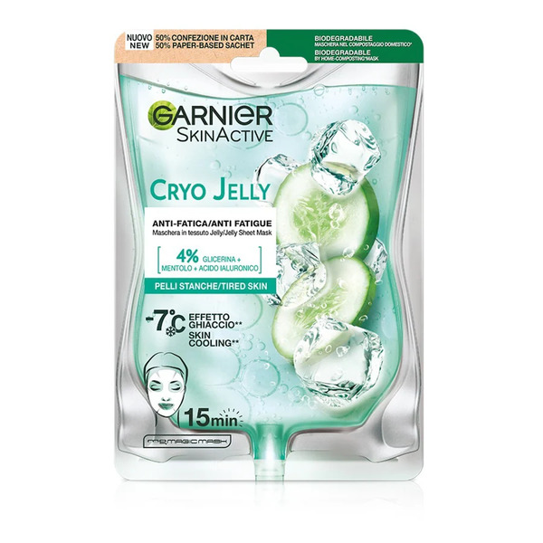  Garnier - Skinactive Hyaluronic Cryojelly Maschera In Tessuto Jelly Anti-fatica Maschere In Tessuto 22 G Female 