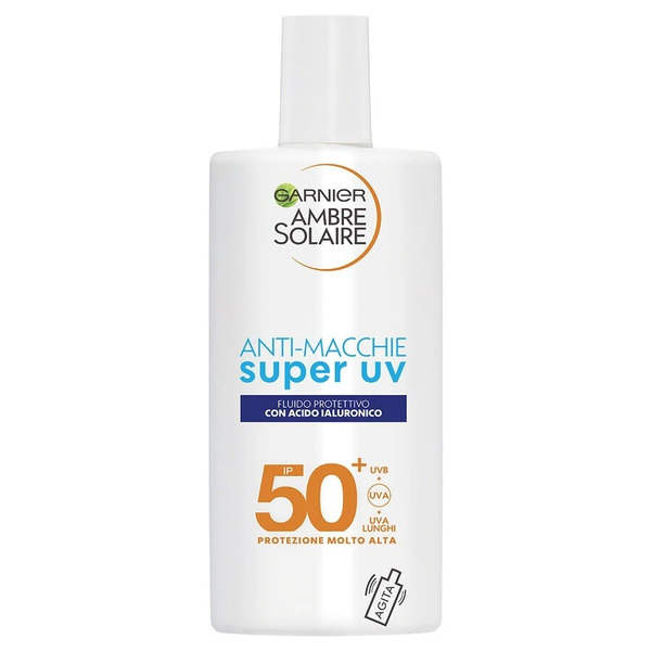  Garnier - Super Uv, Fluido Viso Protettivo Ad Azione Anti-macchie, Spf 50+ Creme Solari 40 Ml Unisex 