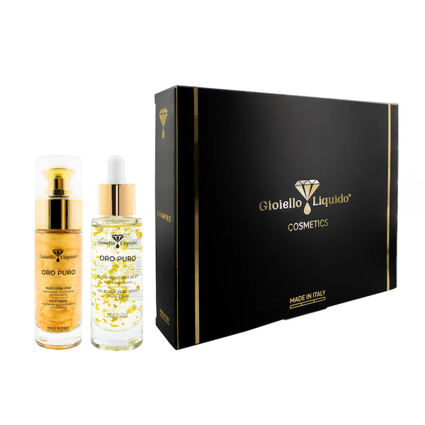  Gioiello Liquido - Cofanetto Regalo Revival: Maschera Viso E Olio Viso Set Cura Del Viso 2 Pieces Unisex 