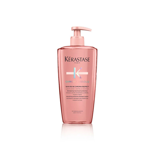  Kérastase - Chroma Absolu Shampoo Protettivo Nutriente Per Tutti I Tipi Di Capelli Colorati, Sensibilizzati O Danneggiati 500 Ml Unisex 