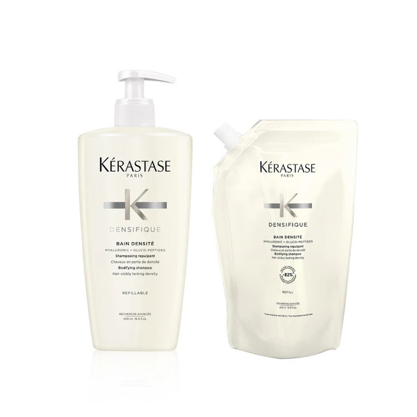  Kérastase - Densifique Bain Densite, Flacone A Pompa Ricaricabile E Confezione Di Ricarica Shampoo Shampoo 1 Pieces Unisex 