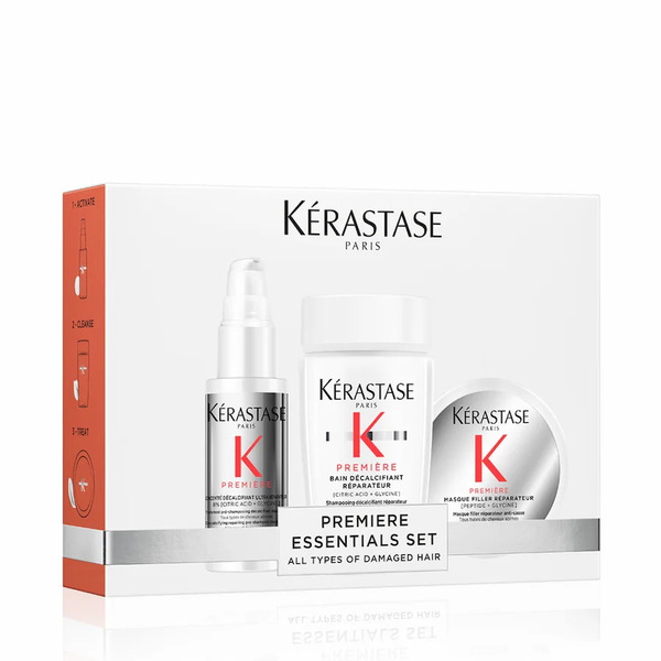  Kérastase - Première Set Di Shampoo, Pre-shampoo E Maschera Decalcificante E Riparatore Per Capelli Danneggiati Cofanetti 1 Pieces Unisex 