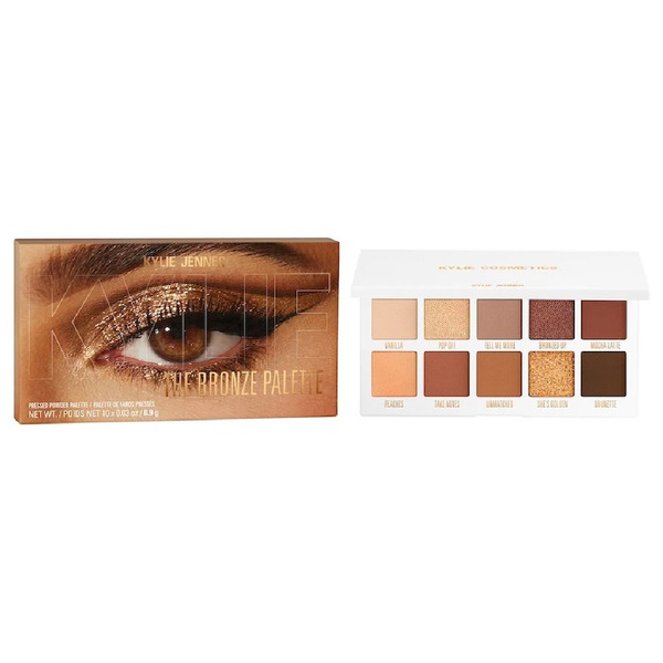  Kylie Cosmetics - Pressed Powder Palette The Bronze Palette Palette Ombretti 16 G Marrone Chiaro Unisex 