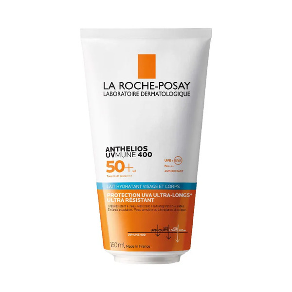  La Roche Posay - Anthelios Latte Viso E Corpo Spf50+ Adatto Per Pelle Sensibile O A Tendenza Atopica Crema Solare 150 Ml Unisex 