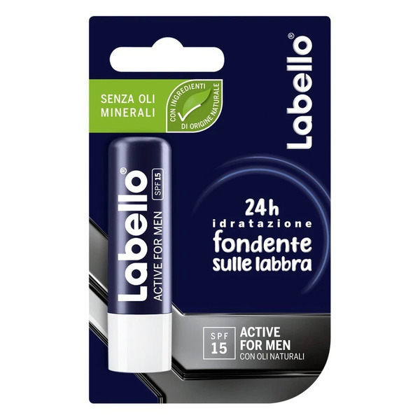  Labello - Labello Active For Men Spf/fp 15 New Lucidalabbra 5.5 Ml Unisex 