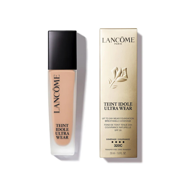  Lancôme - Teint Idole Ultra Wear Fondotinta Liquido Dalla Coprenza Leggera, Tenuta 24h, Finish Matte Naturale 30 Ml Nude Unisex 