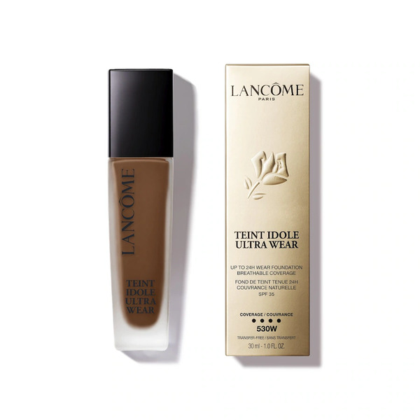  Lancôme - Teint Idole Ultra Wear Fondotinta Liquido Dalla Coprenza Leggera, Tenuta 24h, Finish Matte Naturale 30 Ml Marrone Unisex 