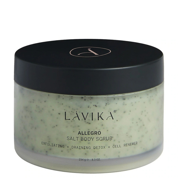  Lávika - Allegro Salt Body Scrub Exfoliating + Draining Detox + Cell Renewer Scrub Piedi 200 Ml Unisex 