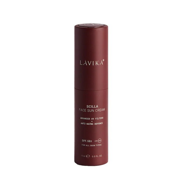  Lávika - Scilla | Face Sun Cream Spf 50+ - Advanced Uv Filters + Anti-aging Defence Creme Solari 15 Ml Unisex 