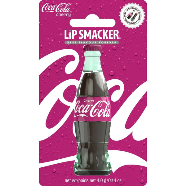  Lip Smacker - Balsamo Labbra A Forma Di Bottiglia Coca-cola Cherry : Un'esplosione Di Sapori! 4 G Unisex 