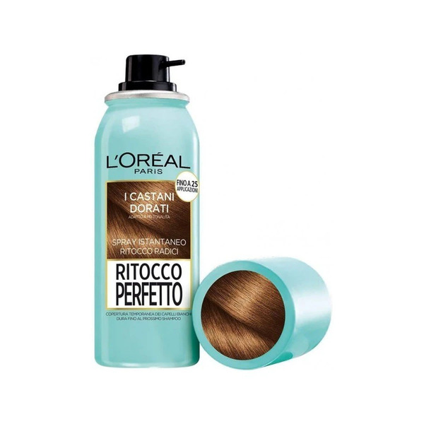  L'oréal Paris - Botanicals Ritocco Perfetto, Colorazione Ricrescita, Copre I Capelli Bianchi E Dura 1 Shampoo, Castano Dorato, Riflessante 1 Pieces Marrone Unisex 