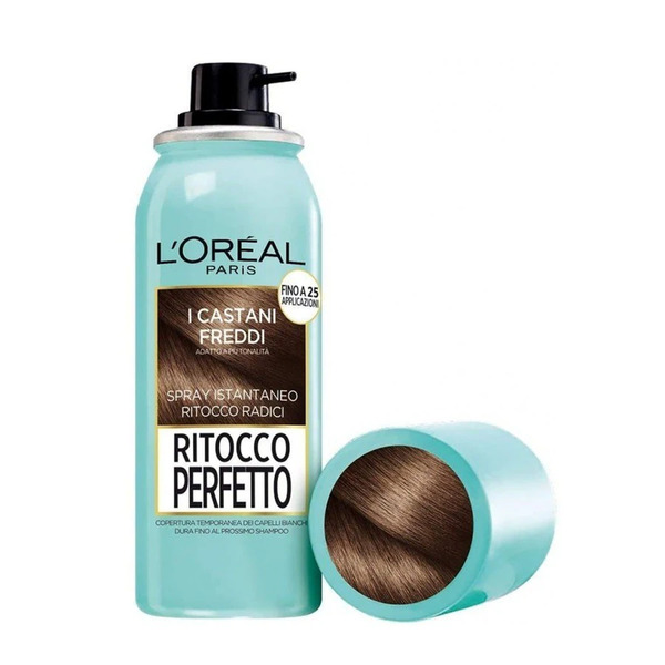  L'oréal Paris - Botanicals Ritocco Perfetto, Colorazione Ricrescita, Copre I Capelli Bianchi E Dura 1 Shampoo, Castano Dorato, Riflessante 1 Pieces Marrone Unisex 