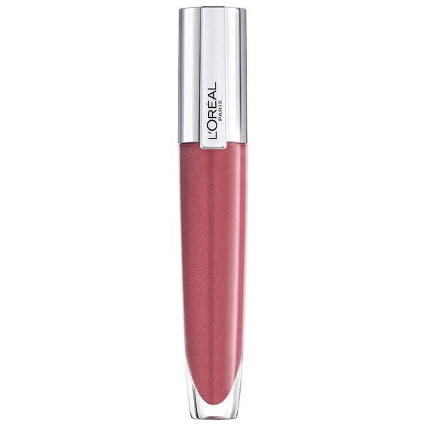 L'oréal Paris - Brilliant Signature Plump, Lucidalabbra Con Acido Ialuronico E Complesso Collagene 6 Ml Oro Rosa Female 