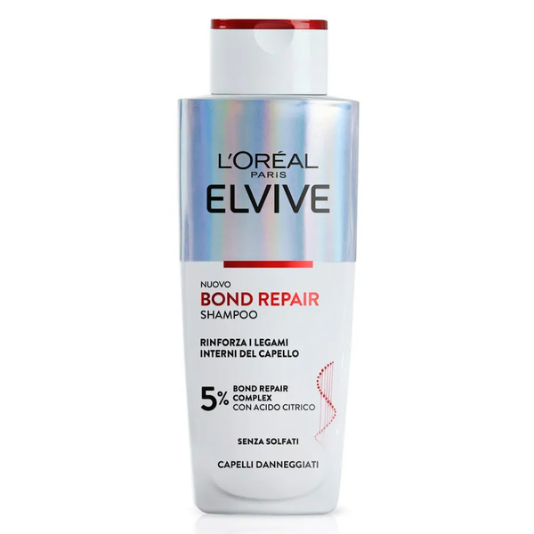  L'oréal Paris - Elvive Bond Repair Shampoo Con 5% Bond Repair Complex Con Acido Citrico 200 Ml Unisex 