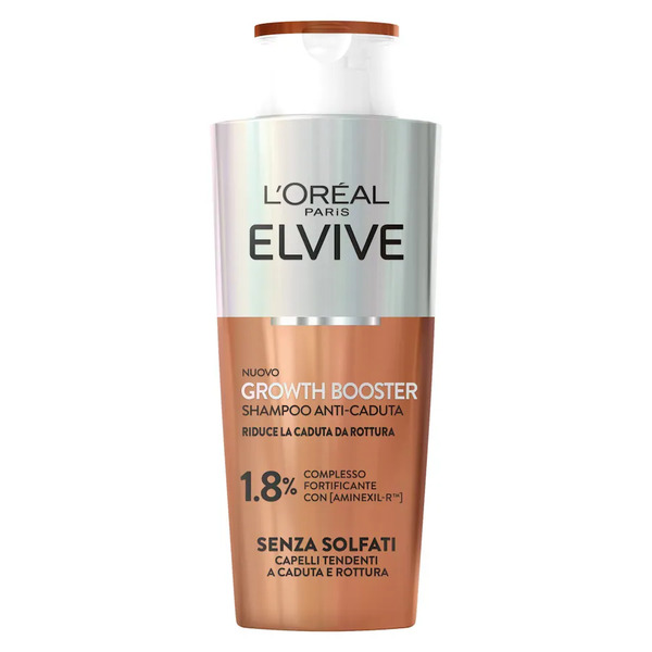  L'oréal Paris - Elvive Growth Booster Shampoo Con Complesso Fortificante Con [aminexil-r™] 370 Ml Unisex 