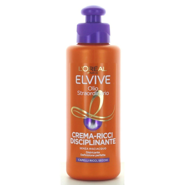  L'oréal Paris - Elvive Olio Straordinario Ricci Sublimi, Crema Per Capelli Ricci Da Disciplinare, Shampoo 200 Ml Unisex 