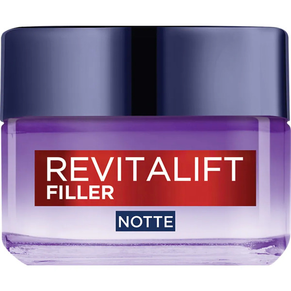  L'oréal Paris - Revitalift Filler + Acido Ialuronico Crema Viso Notte Rivolumizzante Crema Notte 50 Ml Unisex 