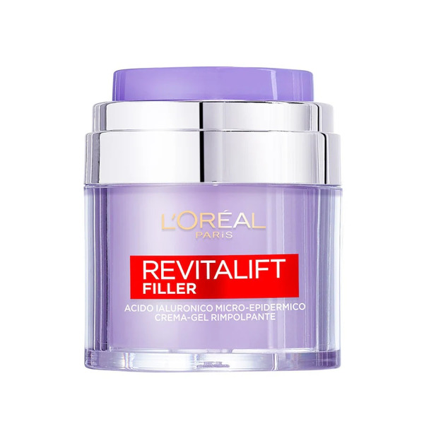 L'oréal Paris - Revitalift Filler Acido Ialuronico Micro-epidermico Crema-gel Rimpolpante Crema Viso 50 Ml Unisex 
