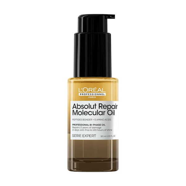  L’oréal Professionnel - Absolut Repair Molecular Olio Bifasico - Per Tutti I Tipi Di Capelli Danneggiati Olio E Siero 30 Ml Unisex 