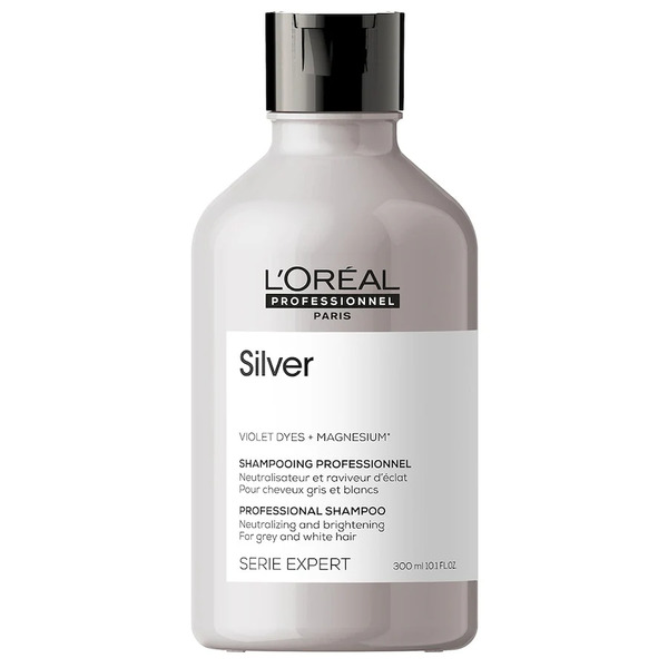  L’oréal Professionnel - Per Capelli Grigi E Silver Shampoo Neutralizzante Per Capelli Grigi E Bianchi 300 Ml Unisex 