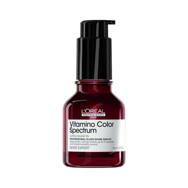  L’oréal Professionnel - Série Expert Vitamino Color Spectrum Glass Shine Serum, Siero Anti-crespo E Brillantezza Effetto Specchio, Vitamino Color Spectrum Olio E Siero 50 Ml Unisex 