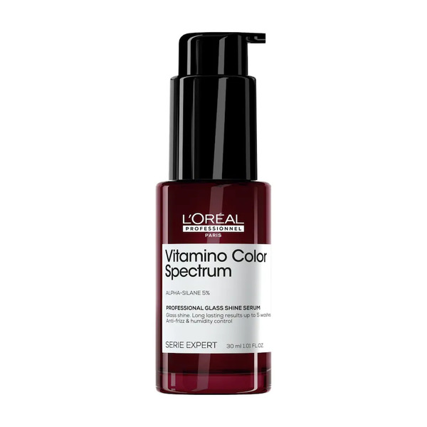  L’oréal Professionnel - Série Expert Vitamino Color Spectrum Glass Shine Serum, Siero Anti-crespo E Brillantezza Effetto Specchio, Vitamino Color Spectrum Olio E Siero 30 Ml Unisex 