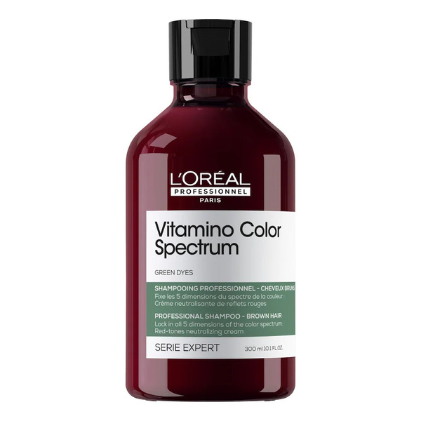  L’oréal Professionnel - Série Expert Vitamino Color Spectrum Shampoo Che Neutralizza Riflessi Rossi Per Capelli Castano Scuro 300 Ml Unisex 