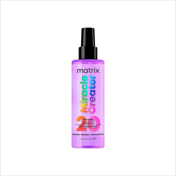  Matrix - Miracles Trattamento Leave-in Multibeneficio Spray, 20 Benefici, Idrata E Districa, Anti-crespo, Protezione Dal Calore, Per Tutti I Tipi Di Capelli, Per Capelli Danneggiati, Per Capelli Colorati Balsamo Senza Risciacquo 190 Ml Unisex 