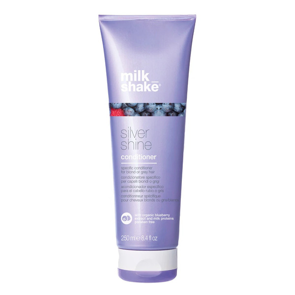  Milk_shake - Silver Shine Conditioner, Balsamo Antigiallo Per Capelli Biondi O Grigi Con Pigmento Viola 250 Ml Unisex 