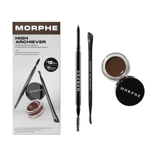  Morphe - High Archiever Everyday Essentials Brow Kit - Java Gel Sopracciglia 1 Pieces Marrone Unisex 