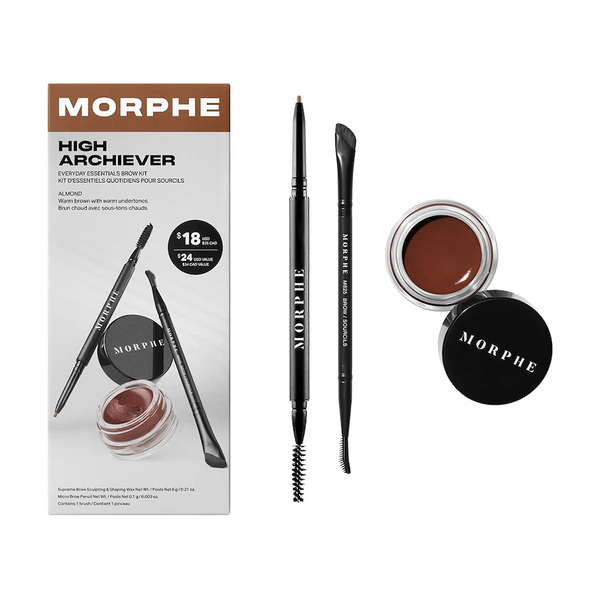  Morphe - High Archiever Everyday Essentials Brow Kit - Java Gel Sopracciglia 1 Pieces Marrone Unisex 