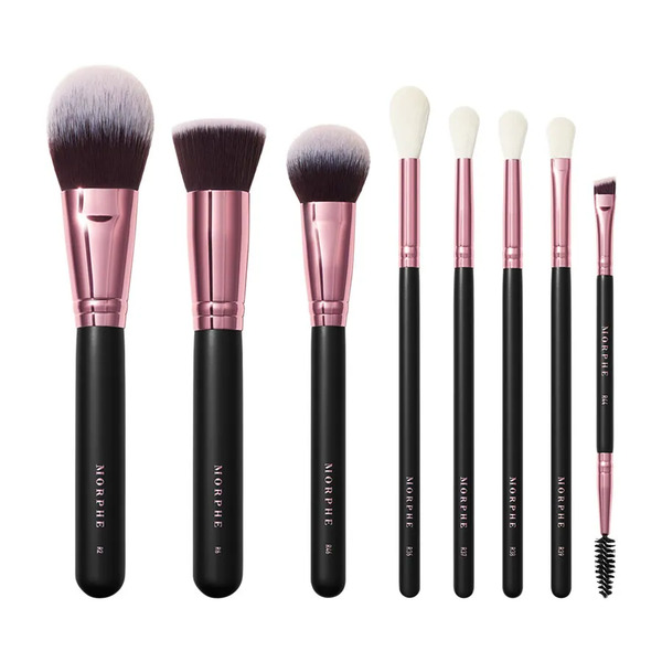  Morphe - Making You Blush Flash Of Rosè 8-piece Rose Gold Brush Set Set-pennelli Trucco 1 Pieces Unisex 