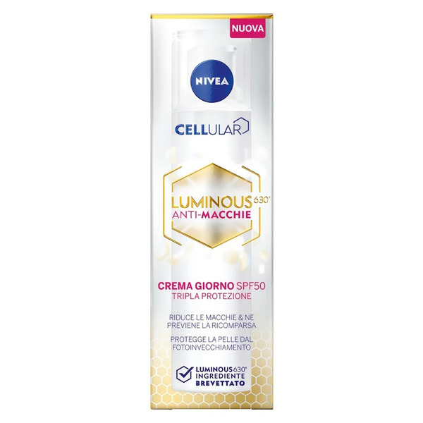  Nivea - Cellular Luminous 630 Anti Macchie Crema Giorno Viso Spf50 Tripla Protezione Crema Antirughe 40 Ml Female 