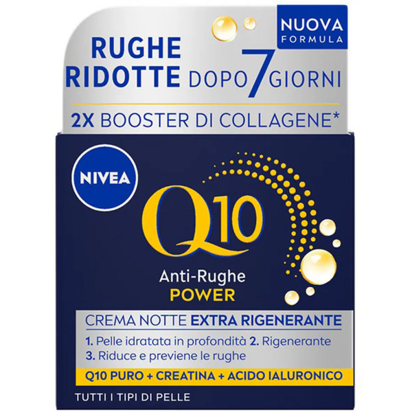  Nivea - Q10 Anti-rughe Power Crema Notte Extra Rigenerante Tutti I Tipi Di Pelle Crema Notte 50 Ml Unisex 