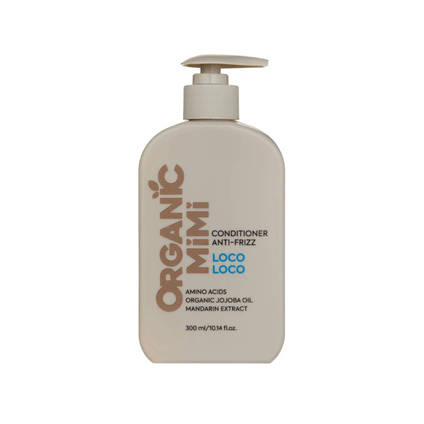  Organic Mimi - Balsamo Anti-crespo Loco Loco Olio Di Jojoba, Estratto Di Mandarino, Aminoacidi Maschere 300 Ml Unisex 