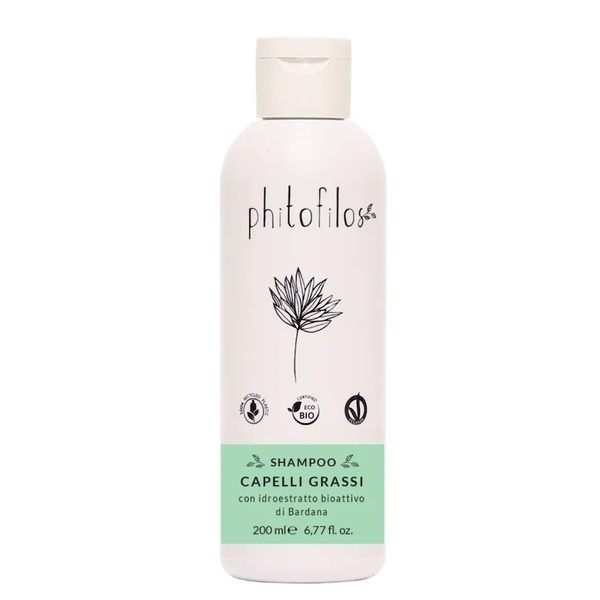  Phitofilos - Shampoo Capelli Grassi 200 Ml Unisex 