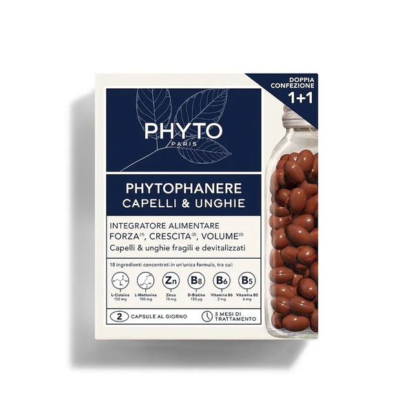  Phyto - Duo Phytophanere Integratore 2020 Forza - Crescita - Volume Vitamine E Sostanze Vitali 1 Pieces Female 