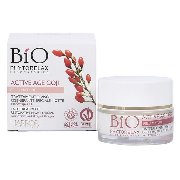  Phytorelax - Active Age Goji Trattamento Viso Rigenerante Speciale Notte Crema Notte 1 Pieces Female 