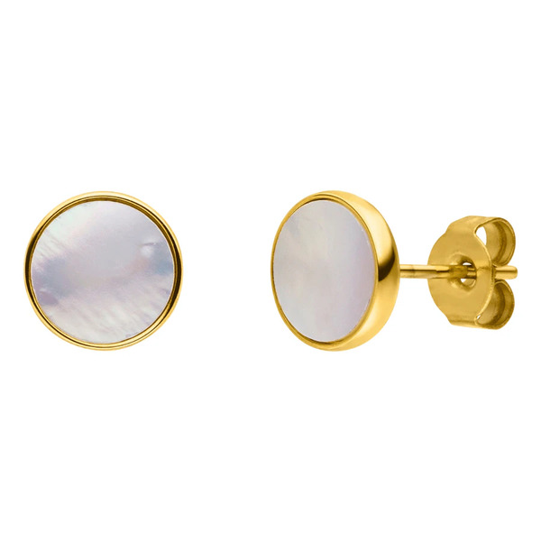  Purelei - White Gloss Orecchini 100% Acciaio Inossidabile 1 Pieces Marrone Chiaro Female 