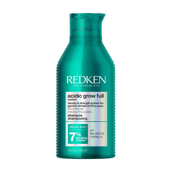  Redken - Acidic Grow Full System Shampoo Densificante Per Capelli Dall'aspetto Più Pieno E Più Spesso, Con Acido Azelaico 300 Ml Unisex 