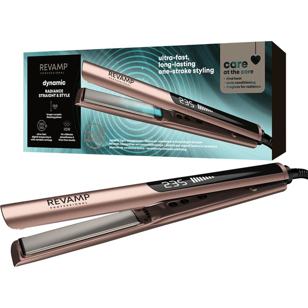  Revamp - Piastra Per Capelli In Ceramica Con Tecnologia A Ioni Dynamic Radiance Straight & Style Piastre Per Capelli 1 Pieces Female 