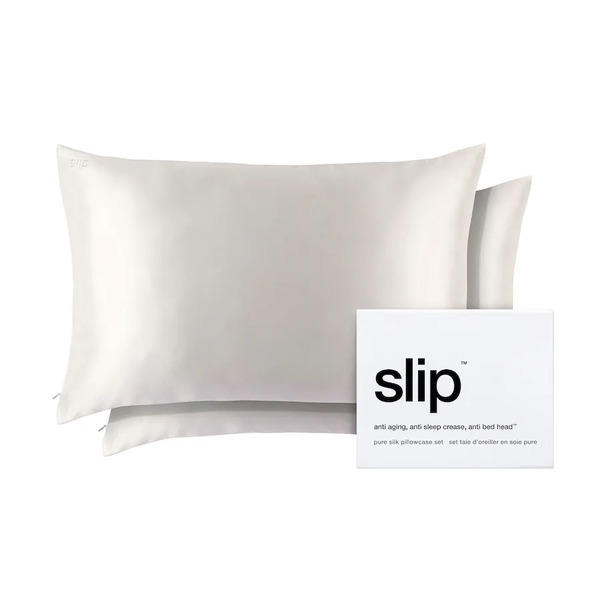  Slip - Coppia Di Federe Queen In Pura Seta - Bianco Maschere Per Dormire, Spray Per Cuscini & Co. 1 Pieces Unisex 