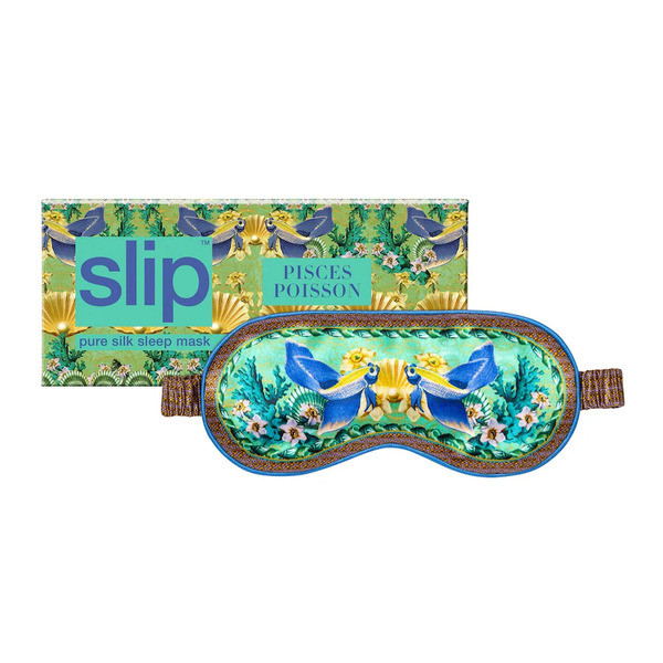  Slip - Mascherina Per Il Sonno In Pura Seta - Zodiaco - Pesci Maschere Occhi & Labbra 1 Pieces Unisex 