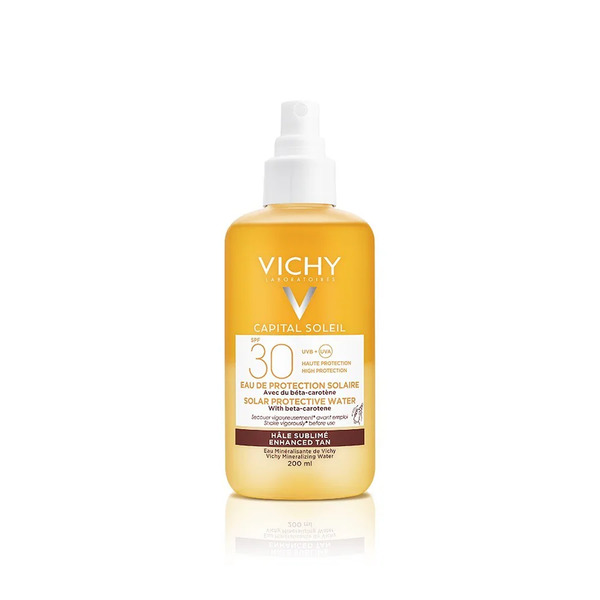  Vichy - Capital Soleil Acqua Solare Protettiva Abbronzatura Intensa Spf 30 Spray Idratante Corpo 200 Ml Unisex 