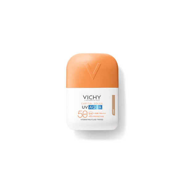  Vichy - Capital Soleil Uv Aqua Fluido Viso Colorato Spf50 - Protezione Elevata E Idratante Crema Solare 50 Ml Unisex 