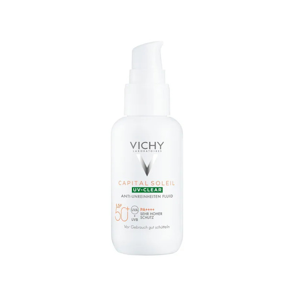  Vichy - Capital Soleil Uv-clear Spf50+ - Fluido Anti-imperfezioni Per Il Viso Crema Solare 40 Ml Unisex 